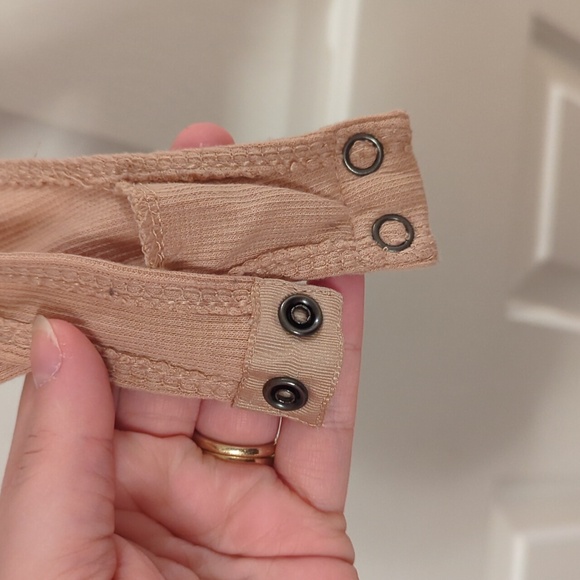 Nordstrom Open Edit Bodysuit Ribbed - Large - Picture 4 of 5